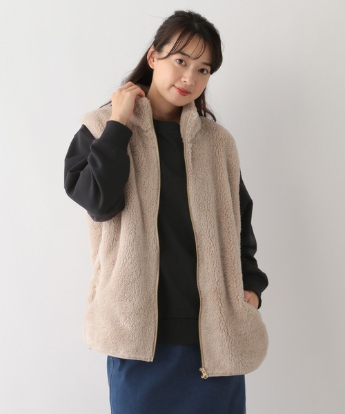 GLOBAL WORK Smile Seed Store(グローバルワーク スマイルシードストア)の「ファーボアベスト/135200(ベスト・レディース・モカ/ベージュ/ブラック/アイボリー・X-LARGE/MEDIUM/SMALL/LARGE)」の18枚目の写真