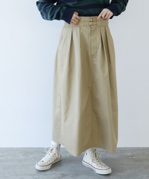 PAR ICI（パーリッシィ）の「ギャバ ミリタリースカート（スカート・レディース・ベージュ/カーキ・FREE）」の17枚目の写真