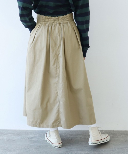 PAR ICI（パーリッシィ）の「ギャバ ミリタリースカート（スカート・レディース・ベージュ/カーキ・FREE）」の19枚目の写真