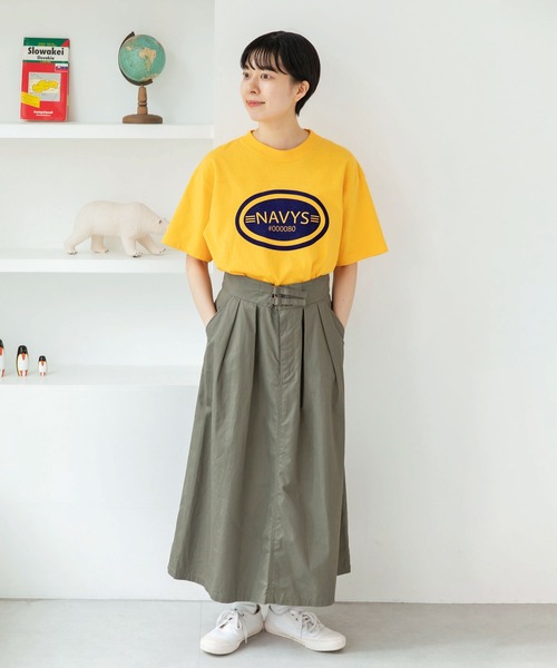 PAR ICI（パーリッシィ）の「ギャバ ミリタリースカート（スカート・レディース・ベージュ/カーキ・FREE）」の8枚目の写真