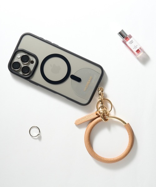 HASHIBAMI(ハシバミ)の「【HASHIBAMI】ウィンドベル スマホハンドストラップ(スマホグッズ・レディース・シルバー/ブラック/グレイッシュベージュ/ゴールド/ブラウン/ホワイト系1/ワイン・FREE)」の4枚目の写真