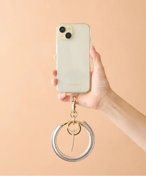 HASHIBAMI(ハシバミ)の「【HASHIBAMI】ウィンドベル スマホハンドストラップ(スマホグッズ・レディース・シルバー/ブラック/グレイッシュベージュ/ゴールド/ブラウン/ホワイト系1/ワイン・FREE)」の1枚目の写真