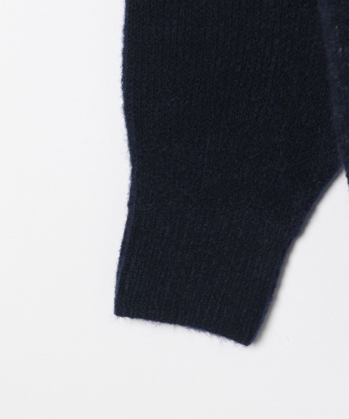 LEPSIM（レプシィム）の「5ゲージドッグジャガードプルオーバー　251744（ニット/セーター・レディース・グレイッシュベージュ/ネイビー・FREE）」の5枚目の写真