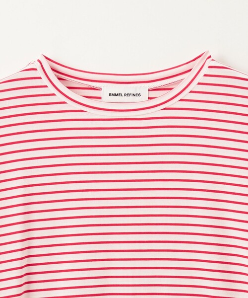 tシャツ 「EMMEL REFINES」EM クルーネック ロングスリーブ Tシャツ レディース EMMEL REFINES＞EM クルーネック ロングスリーブ Tシャツ