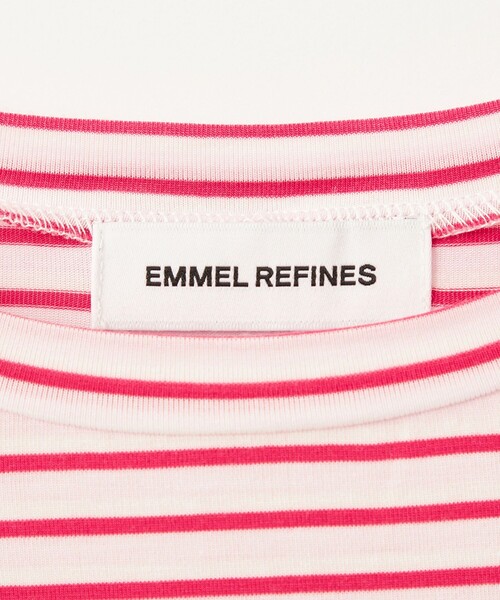 EMMEL REFINES（エメルリファインズ）の「＜EMMEL REFINES＞EM ベアテン クルーネック ロングスリーブ カットソー（Tシャツ/カットソー・レディース・ライトブルー/ホワイト/ピンク/その他1・FREE）」の9枚目の写真