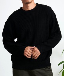 SILVER BULLET（シルバーバレット）の「『CavariA/キャバリア』クルーネック 畦編みニット 長袖 セーター（ニット/セーター）」