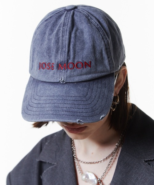 JOSE MOON(ジョゼムーン)の「JOSE MOON CAP DW/ジョゼムーンキャップ(キャップ・レディース・ブラック/グレー/ネイビー・FREE)」の3枚目の写真