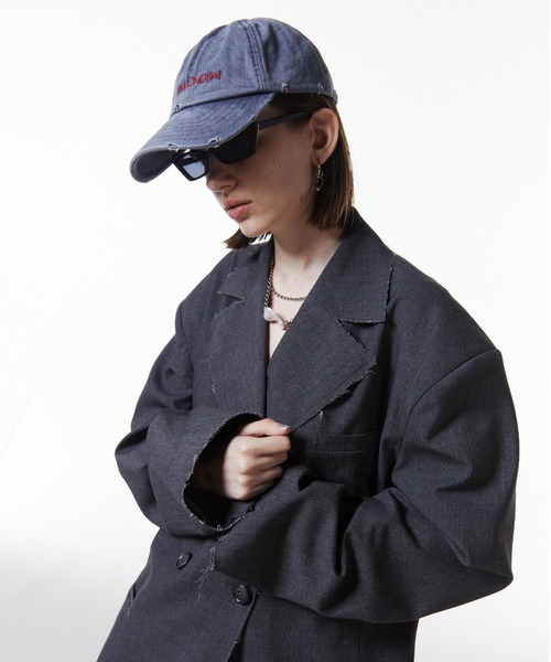 JOSE MOON（ジョゼムーン）の「JOSE MOON CAP DW/ジョゼムーンキャップ（キャップ・レディース・ブラック/グレー・FREE）」の8枚目の写真