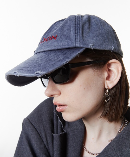 JOSE MOON（ジョゼムーン）の「JOSE MOON CAP DW/ジョゼムーンキャップ（キャップ・レディース・ブラック/グレー・FREE）」の6枚目の写真