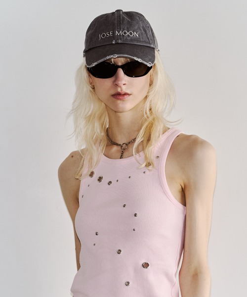 JOSE MOON(ジョゼムーン)の「JOSE MOON CAP DW/ジョゼムーンキャップ(キャップ・レディース・ブラック/グレー/ネイビー・FREE)」の19枚目の写真