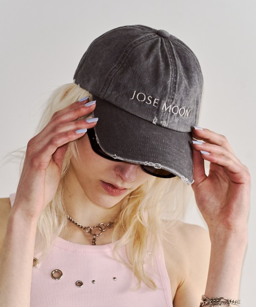 JOSE MOON(ジョゼムーン)の「JOSE MOON CAP DW/ジョゼムーンキャップ(キャップ・レディース・ブラック/グレー/ネイビー・FREE)」の18枚目の写真
