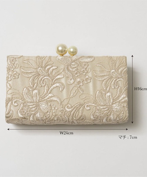 世美庵 刺繍クラッチバッグ　フォーマル 美品 楽天市場】【レンタル】レンタル パーティーバッグ【ビーズ刺繍