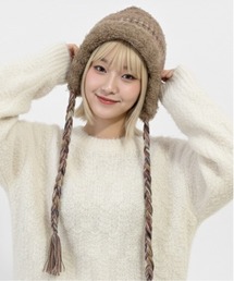 モヘアニット」に該当するニットキャップ/ビーニーファッション通販