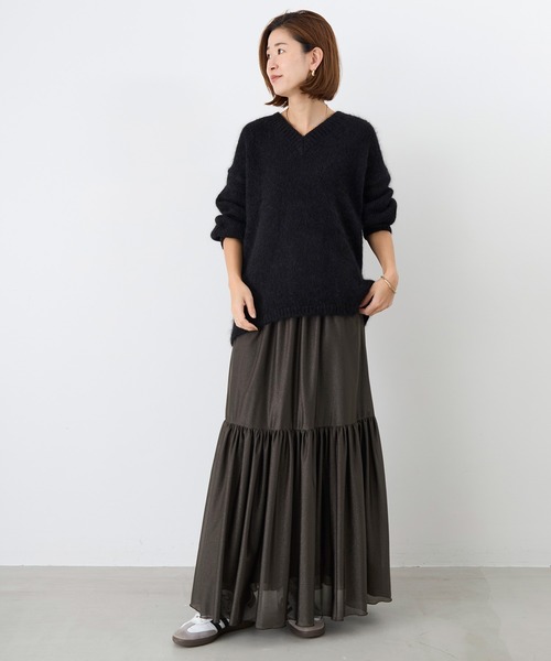 期間限定値下‼︎ 【新品・未使用】MICA&DEAL ウェーブカッティングスカート MICA&DEAL マイカアンドディール】WAVE CUTTING FLARE SKIRT