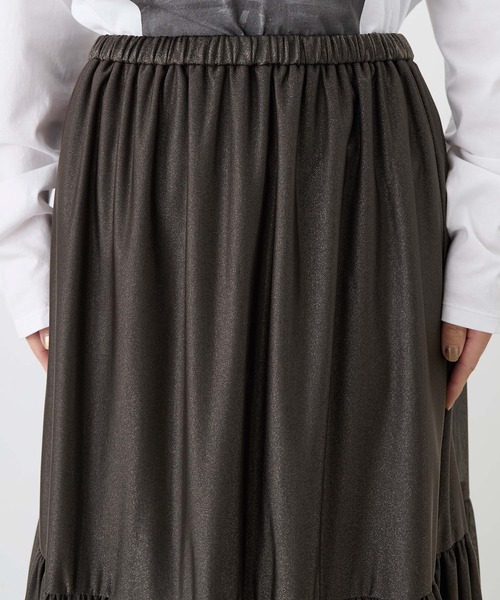 期間限定値下‼︎ 【新品・未使用】MICA&DEAL ウェーブカッティングスカート MICA&DEAL マイカアンドディール】WAVE CUTTING FLARE SKIRT