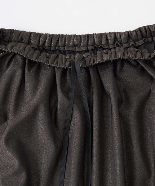 MICA&DEAL（マイカ＆ディール）の「シアーブライトティアードスカート（スカート・レディース・ベージュ/ブラック・FREE）」の11枚目の写真