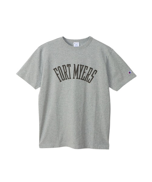Champion(チャンピオン)の「【Champion/チャンピオン】メンズ ベーシック 大きいサイズ ショートスリーブTシャツ(Tシャツ/カットソー・メンズ・ネイビー/ホワイト×ブラック/グレー/ブラック系その他・XXXX-LARGE/XXX-LARGE/XX-LARGE)」の4枚目の写真