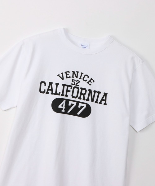 Champion(チャンピオン)の「【Champion/チャンピオン】メンズ ベーシック 大きいサイズ ショートスリーブTシャツ(Tシャツ/カットソー・メンズ・ネイビー/ホワイト×ブラック/グレー/ブラック系その他・XXXX-LARGE/XXX-LARGE/XX-LARGE)」の6枚目の写真