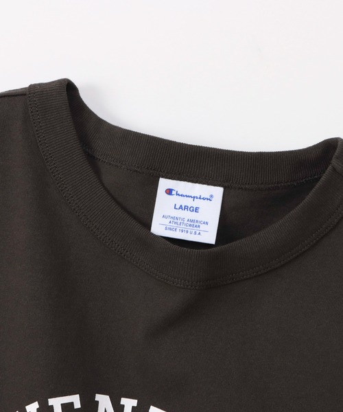 Champion(チャンピオン)の「【Champion/チャンピオン】メンズ ベーシック 大きいサイズ ショートスリーブTシャツ(Tシャツ/カットソー・メンズ・ネイビー/ホワイト×ブラック/グレー/ブラック系その他・XXXX-LARGE/XXX-LARGE/XX-LARGE)」の10枚目の写真
