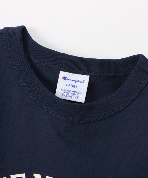 Champion(チャンピオン)の「【Champion/チャンピオン】メンズ ベーシック 大きいサイズ ショートスリーブTシャツ(Tシャツ/カットソー・メンズ・ネイビー/ホワイト×ブラック/グレー/ブラック系その他・XXXX-LARGE/XXX-LARGE/XX-LARGE)」の16枚目の写真