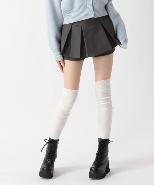 FOREVER 21(フォーエバー トゥエンティーワン)の「【2025SS】レイヤードプリーツスカパン(その他パンツ・レディース・グレー/ブラック・MEDIUM/SMALL)」の22枚目の写真