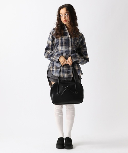 FOREVER 21(フォーエバー トゥエンティーワン)の「【2025SS】レイヤードプリーツスカパン(その他パンツ・レディース・グレー/ブラック・MEDIUM/SMALL)」の3枚目の写真
