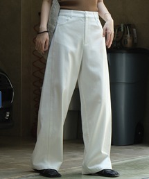 SUWDEE（スーディー）の「high waist wide leg pants（デニムパンツ）」
