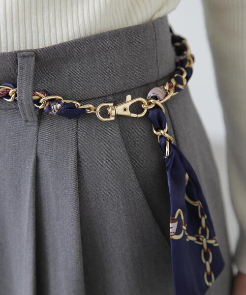 FREE'S MART(フリーズマート)の「◆スカーフチェーンベルト(ベルト・レディース・ホワイト系その他/ワンウォッシュ・フリ-)」の8枚目の写真