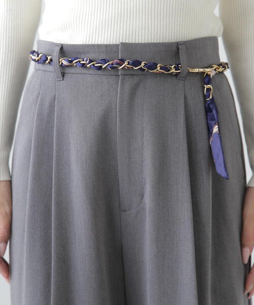 FREE'S MART(フリーズマート)の「◆スカーフチェーンベルト(ベルト・レディース・ホワイト系その他/ワンウォッシュ・フリ-)」の2枚目の写真