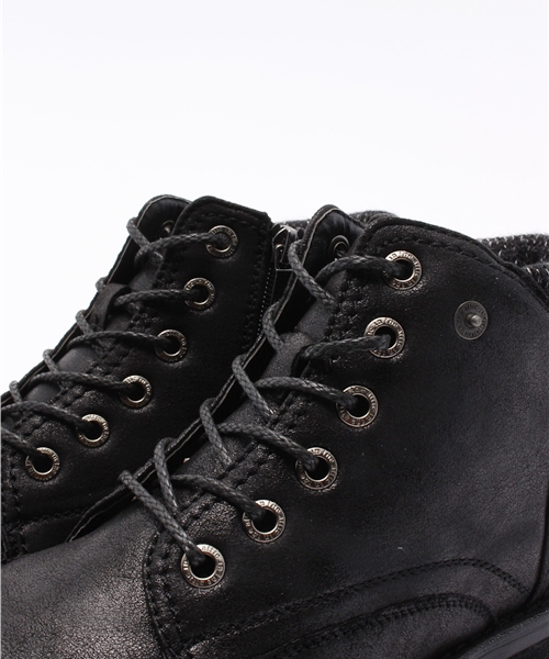 VENCEEXCHANGE（ヴァンスエクスチェンジ）の「ニットムラスムスショートブーツ（ブーツ・メンズ・ブラック/ライトブラウン・MEDIUM/LARGE）」の4枚目の写真