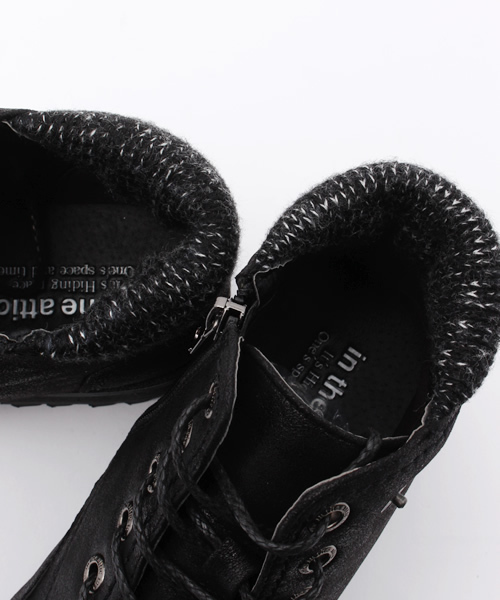 VENCEEXCHANGE（ヴァンスエクスチェンジ）の「ニットムラスムスショートブーツ（ブーツ・メンズ・ブラック/ライトブラウン・MEDIUM/LARGE）」の5枚目の写真