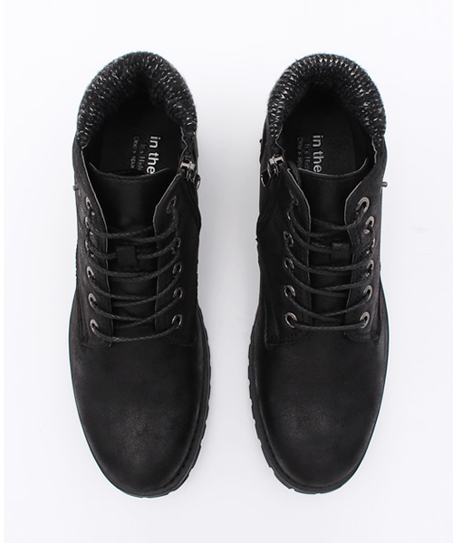 VENCEEXCHANGE（ヴァンスエクスチェンジ）の「ニットムラスムスショートブーツ（ブーツ・メンズ・ブラック/ライトブラウン・MEDIUM/LARGE）」の7枚目の写真