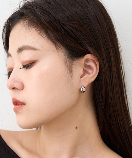セール】【2025年S/S新作】lilステンレスドロップピアス（ピアス