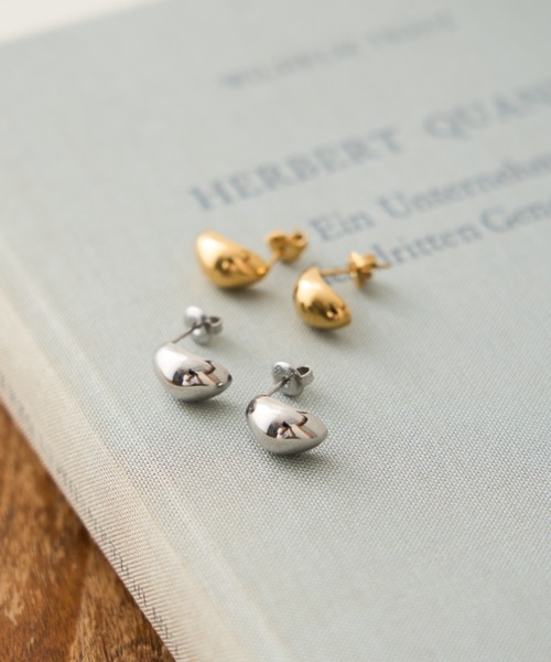CIAOPANIC TYPY(チャオパニックティピー)の「【2025年S/S新作】lilステンレスドロップピアス(ピアス(両耳用)・レディース・シルバー/ゴールド・ONE SIZE)」の7枚目の写真