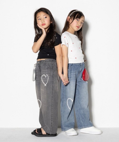 10C REPIPI(ジューシーレピピ)の「【10C REPIPI】ワイドホックデニムパンツ(デニムパンツ・キッズ・ブルー/ブラック系その他/ブルー系その他・120cm/110cm/130cm)」の4枚目の写真