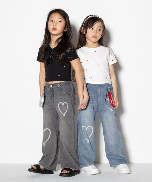 10C REPIPI(ジューシーレピピ)の「【10C REPIPI】ワイドホックデニムパンツ(デニムパンツ・キッズ・ブルー/ブラック系その他/ブルー系その他・120cm/110cm/130cm)」の9枚目の写真