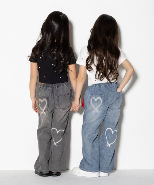 10C REPIPI(ジューシーレピピ)の「【10C REPIPI】ワイドホックデニムパンツ(デニムパンツ・キッズ・ブルー/ブラック系その他/ブルー系その他・120cm/110cm/130cm)」の11枚目の写真