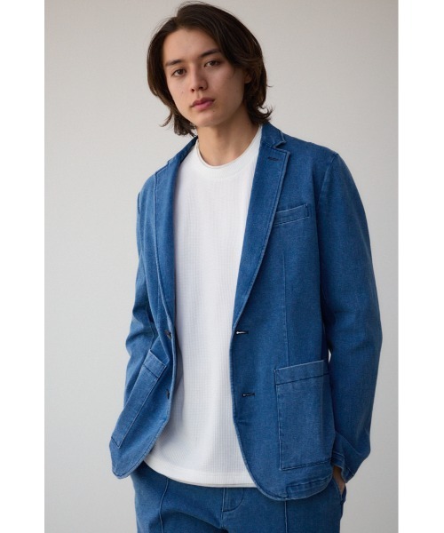 AZUL by moussy（アズールバイマウジー）の「ストレッチデニムテーラードジャケット（テーラードジャケット・メンズ・ブルー/ブラック・MEDIUM/LARGE）」の15枚目の写真