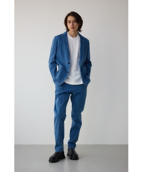 AZUL by moussy（アズールバイマウジー）の「ストレッチデニムテーラードジャケット（テーラードジャケット・メンズ・ブルー/ブラック・MEDIUM/LARGE）」の16枚目の写真