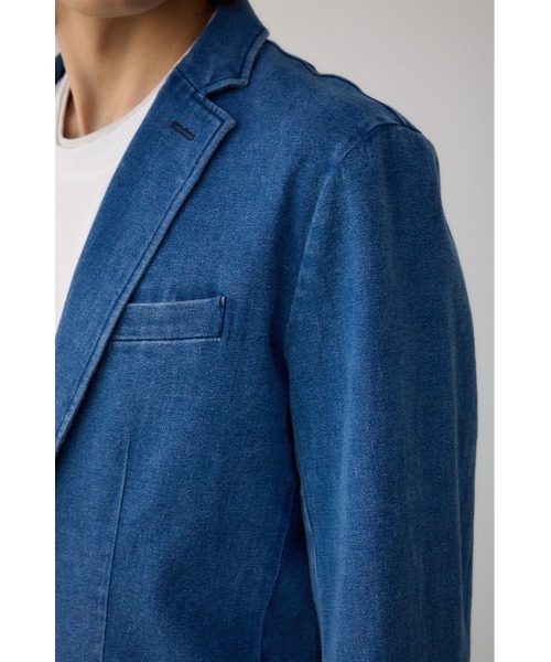 AZUL by moussy（アズールバイマウジー）の「ストレッチデニムテーラードジャケット（テーラードジャケット・メンズ・ブルー/ブラック・MEDIUM/LARGE）」の6枚目の写真