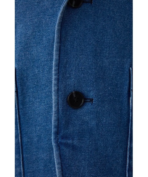 AZUL by moussy（アズールバイマウジー）の「ストレッチデニムテーラードジャケット（テーラードジャケット・メンズ・ブルー/ブラック・MEDIUM/LARGE）」の7枚目の写真