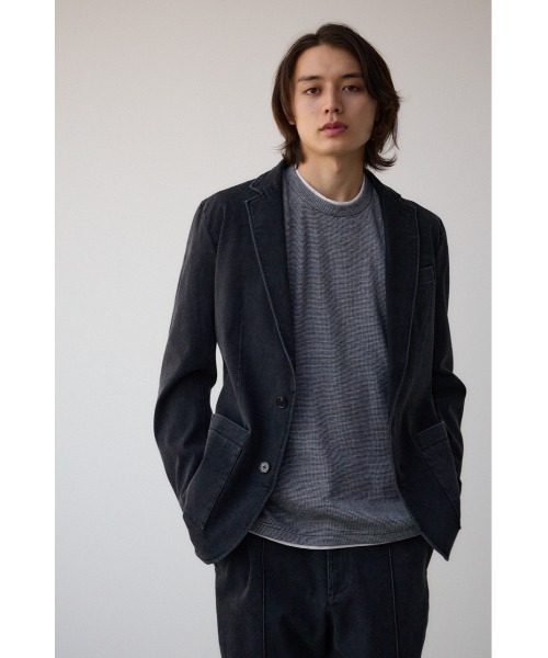 AZUL by moussy（アズールバイマウジー）の「ストレッチデニムテーラードジャケット（テーラードジャケット・メンズ・ブルー/ブラック・MEDIUM/LARGE）」の19枚目の写真