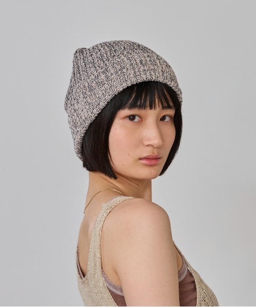 OVERRIDE（オーバーライド）の「OVERRIDE  RECXJP KNITWATCH SG / オーバーライド（ニットキャップ/ビーニー・レディース・イエロー/ベージュ/ピンク・57~59cm）」の5枚目の写真