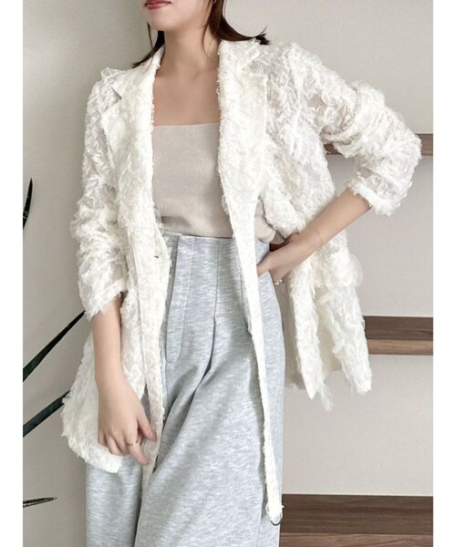 dazzlin（ダズリン）の「ハイウエストワイドパンツ（その他パンツ・レディース・グレー/ブラック/ライトグレー/グリーン・SMALL/MEDIUM）」の13枚目の写真