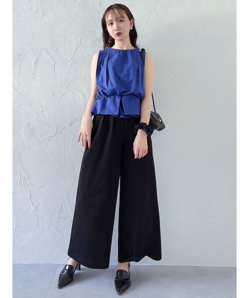 dazzlin（ダズリン）の「ハイウエストワイドパンツ（その他パンツ・レディース・グレー/ブラック/ライトグレー/グリーン・SMALL/MEDIUM）」の18枚目の写真