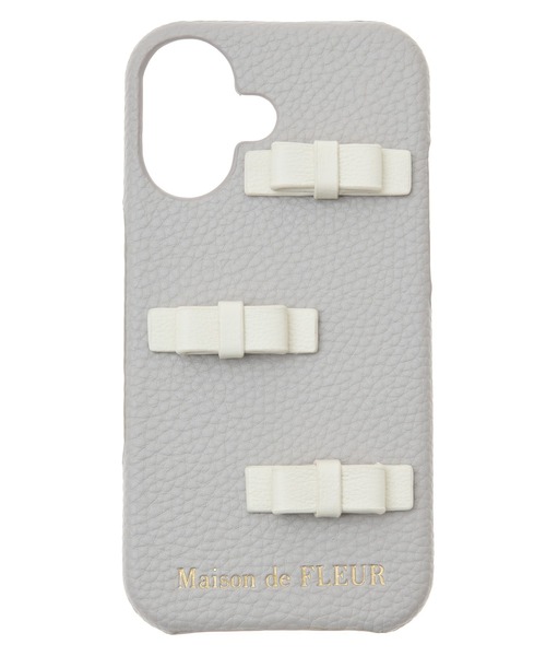 Maison de FLEUR - 完売レアデニムパールiPhoneケース新品タグ付 Maison de FLEUR - ゆり様専用 完売品⭐️デニム パールリボン