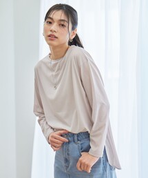 シア―ラウンドネックTシャツ