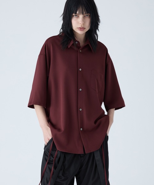 大人気完売品！VELNUS ステンカラーコート　ベルト付き　Ｌサイズ　ブラック VELNUS】Beautiful silhouette 2way melton oversten collar