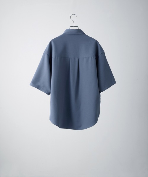 VELNUS(ベルナス)の「【VELNUS】Side cord design loose short sleeve regular collar shirt/サイドコードデザイン ルーズ半袖レギュラーカラーシャツ(シャツ/ブラウス・メンズ・ブラック/ブルー/ホワイト/バーガンディー・L/M/S)」の19枚目の写真