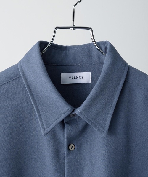 VELNUS(ベルナス)の「【VELNUS】Side cord design loose short sleeve regular collar shirt/サイドコードデザイン ルーズ半袖レギュラーカラーシャツ(シャツ/ブラウス・メンズ・ブラック/ブルー/ホワイト/バーガンディー・L/M/S)」の20枚目の写真